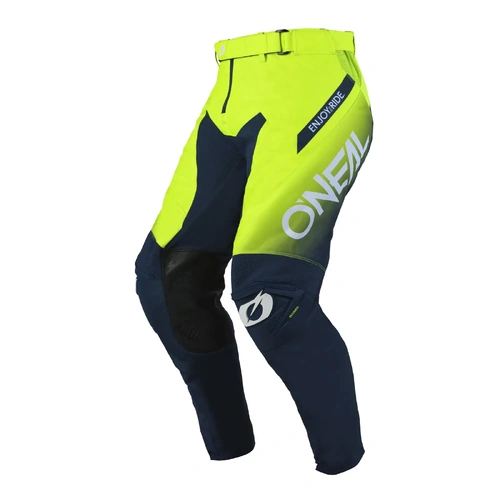 Oneal 2026 Mayhem Hexx V.26 MX Pants - Blue/Neon Yellow - 32 - SKU:ONM0240332