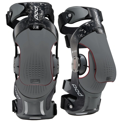 POD K8 3.0 Left Knee Brace - Carbon/Graphite - 2XL - SKU:PDK830CDKLT2X