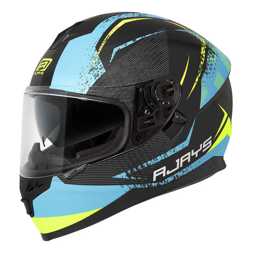 Rjays Dominator II Strike Matte Blue Yellow Helmet - Unisex - Small - Adult - Blue/Yellow - SKU:RJH95MBUYE3