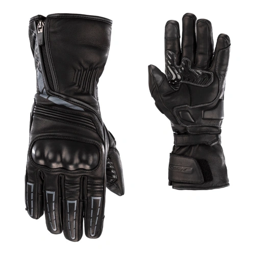 RST Storm 2 CE Leather Waterproof Glove - Black - S - SKU:RSGW268010056
