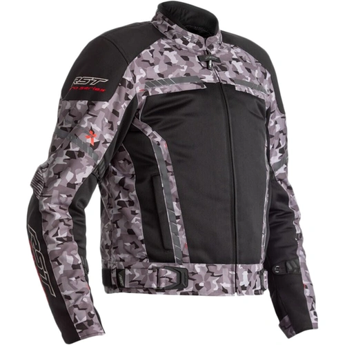 RST Ventilator X CE Textile Camo Jacket - Black