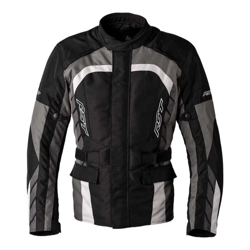 RST Alpha 5 CE Waterproof Jacket - Black/Grey - S - SKU:RSJT302814056