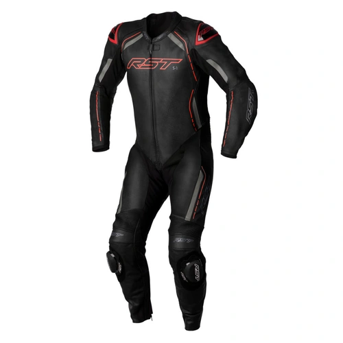 RST S-1 1 Pce Suit - Black/Grey/Red - 48 - SKU:RSS1298713148