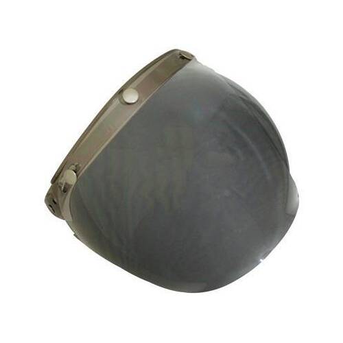 Scorpion Flip-Up 3 Stud Bubble Visor - Unisex - One Size - Adult - Dark Tint - SKU:SCBV002DT