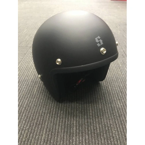Scorpion Custom Baron Helmet With Studs - Matte Black - L - SKU:SCH007SM5