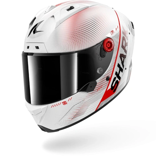 Shark Aeron Speed-Tech Full Face Helmet - White/Red