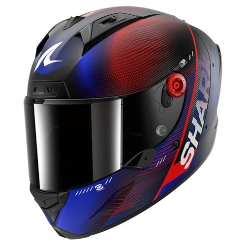 Shark Aeron Speed-Tech Full Face Helmet - Matte Blue/Red