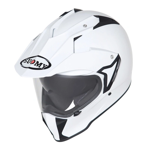 Suomy MX Tourer Plain Adventure Helmet - White - XS - SKU:SUKSME00W354