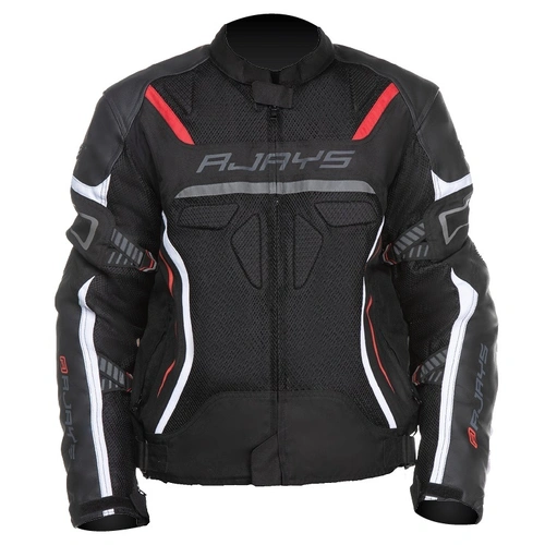 Rjays Air-Tech Jacket - Black/White - S - SKU:TJ0023BKWH03