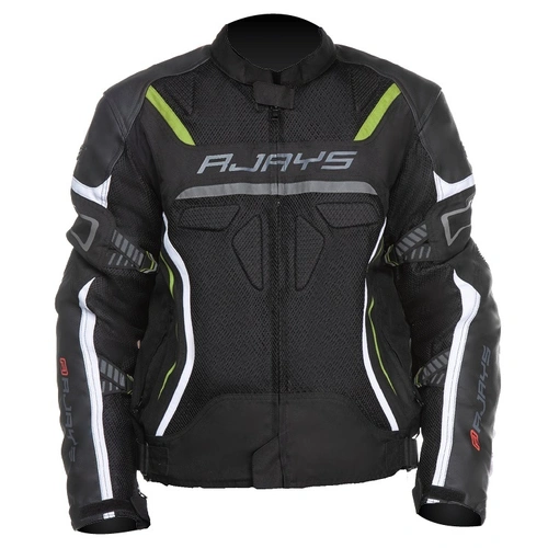 Rjays Air-Tech Jacket - Black/White/Yellow - M - SKU:TJ0023BKWHYLW04
