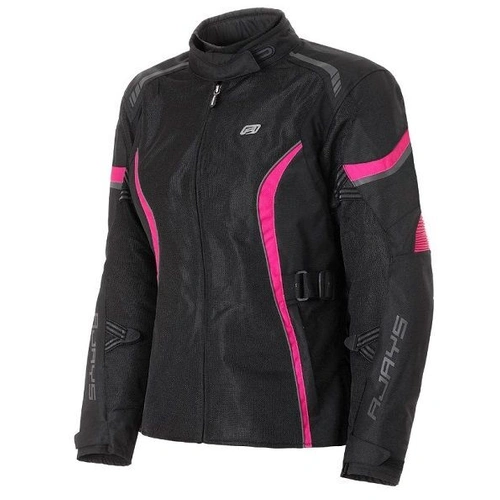 Rjays Athena Air Womens Jacket - Black/Pink - 6 - SKU:TJ0036BKPKD02