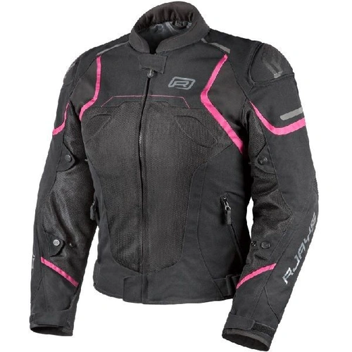 Rjays Pace Airflow Womens Jacket - Black/Pink - 10 - SKU:TJ0044BPD04
