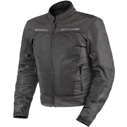 Rjays Zephyr Textile Jacket - Black - L - SKU:TJ0046BK05