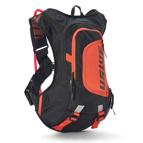 USWE Moto Hydro 8L Dirt Biking Hydration Pack - Black/Orange