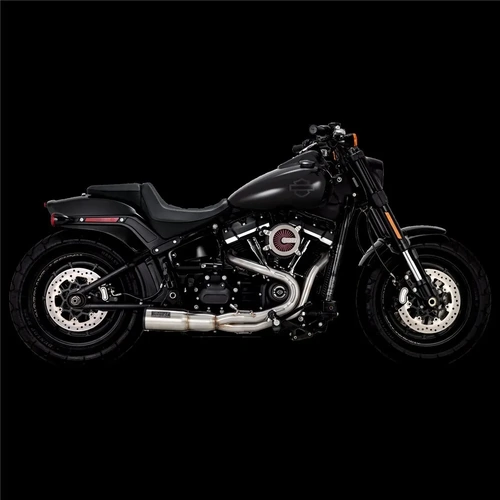 Vance & Hines Hi-Output 2-1 Stainless Steel Softail 18-21 (Fits Fxfb/Fxbb/Flsl/Flde/Fxlr) - SKU:V27631