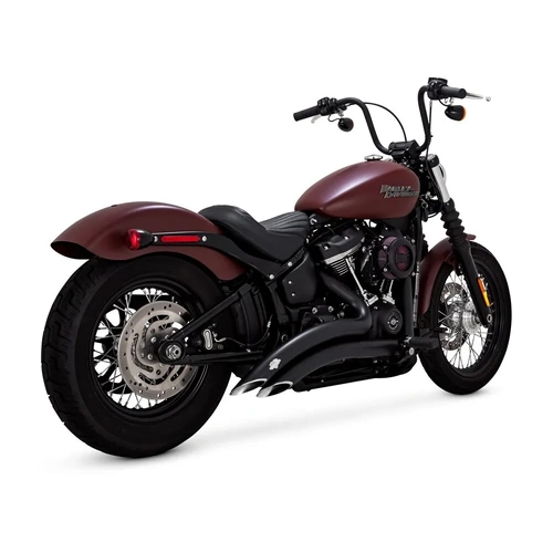 Vance & Hines Pcx Big Radius 2-2 Blk Softail 18-22 (Exc Fxsb/Flstf) (Was V46077) - SKU:V46377