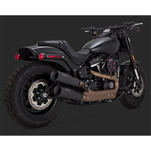 Vance & Hines Hi-Output S/O Blk Softail 18-20 Fatbob