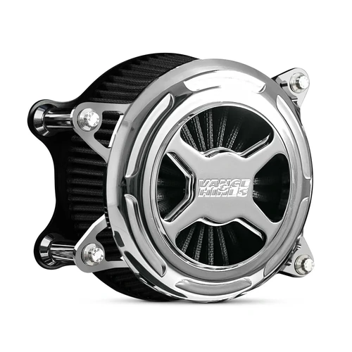 Vance & Hines Vo2 X Air Intake Chrome Softail 18-21 Touring 17-21 (Was V72045/72047) - SKU:V72345