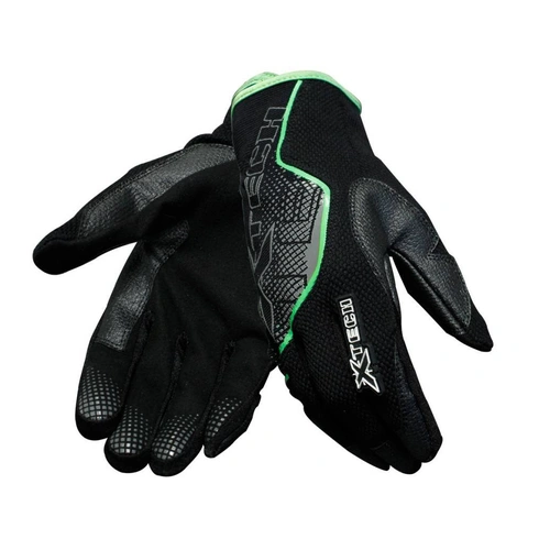 Xtech Sniper Mechanics Glove - Black/Green - XS - SKU:XTGL001BKGNXS