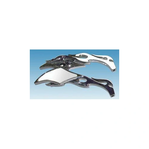 Zodiac Eagle Beak Mirror w/Flame Stems R/H