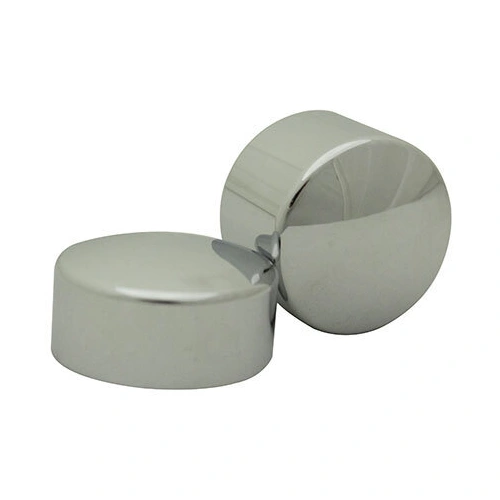 Zodiac Rear Axle Covers - Chrome - FXST/FLST/FXD 08-