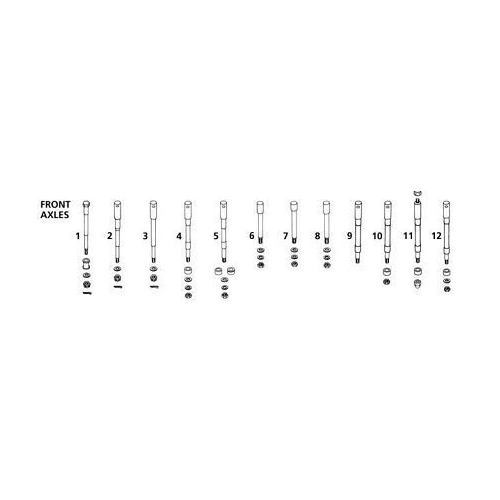 Zodiac Front Axle Xl 2008-