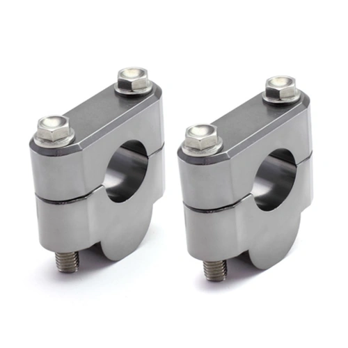 Zeta Bar Clamp Rise Kit for 7/8 Bars - Titanium - 19mm - SKU:ZE530119