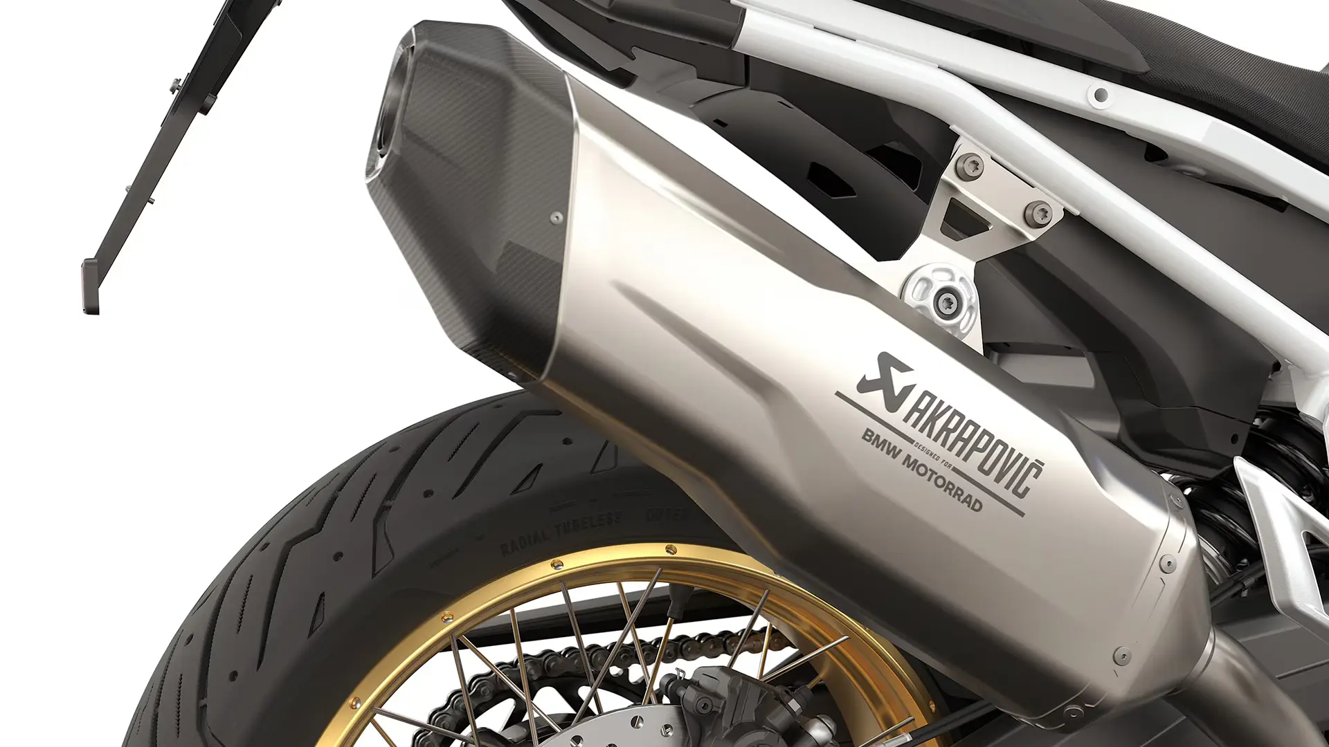 Akrapovič rear silencer