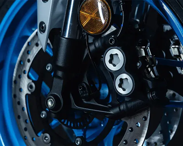 Large front brakes
