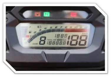 FULLY DIGITAL LCD INSTRUMENT CLUSTER