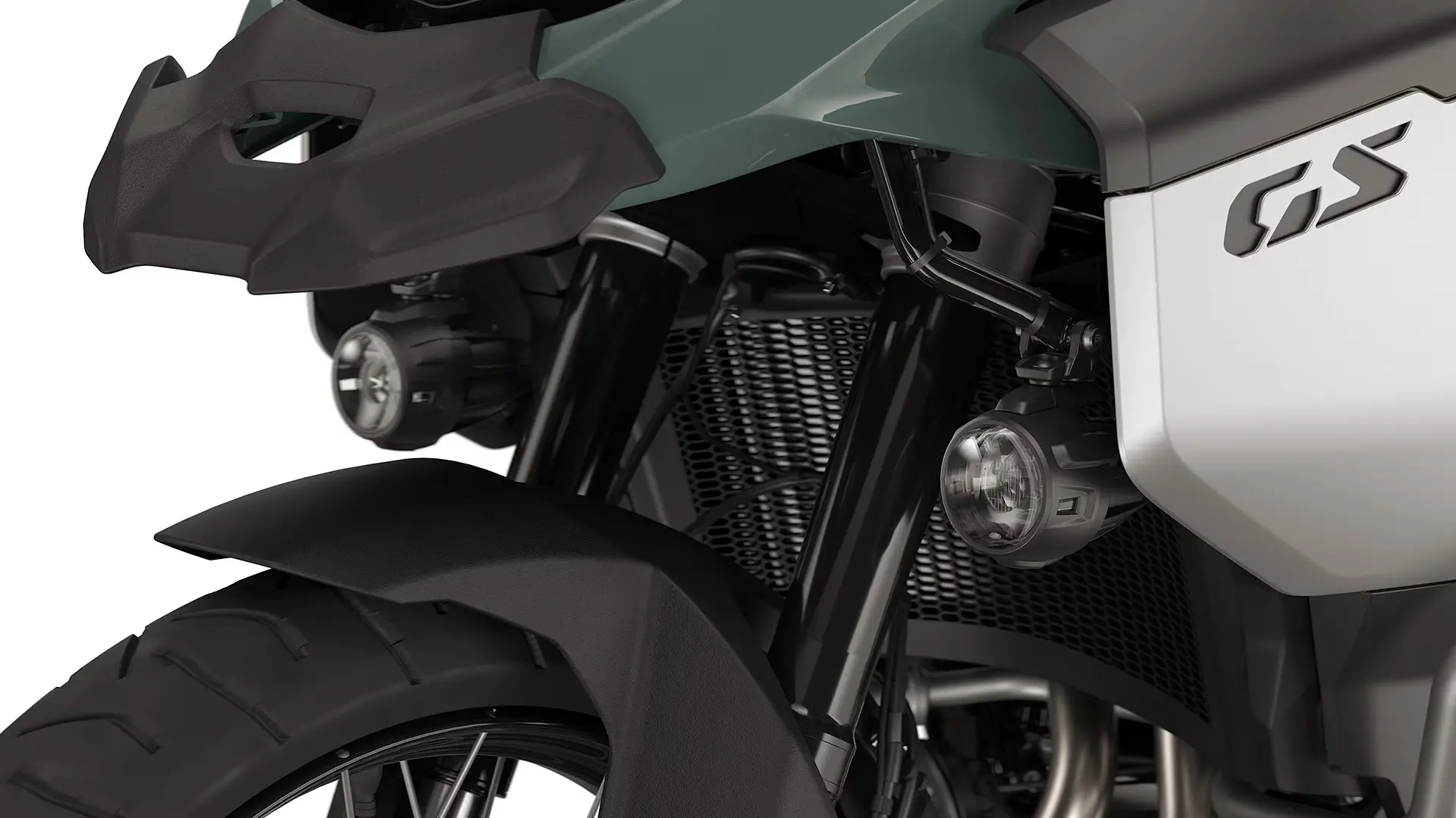 Powerful additional LED headlight
