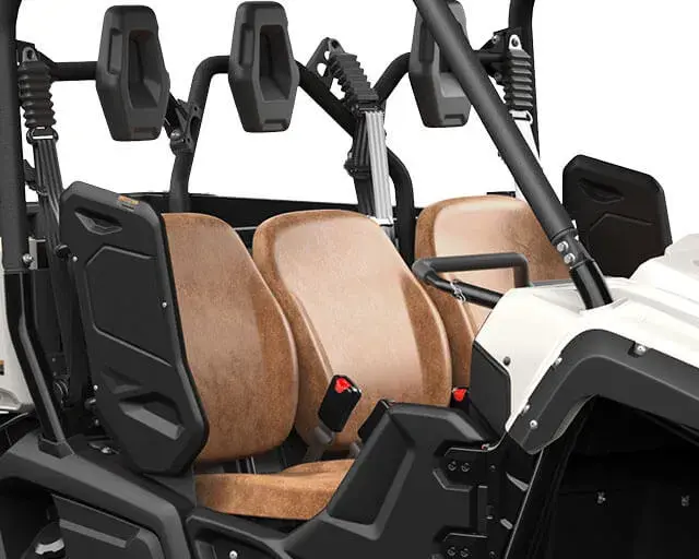 Spacious 3-seat layout
