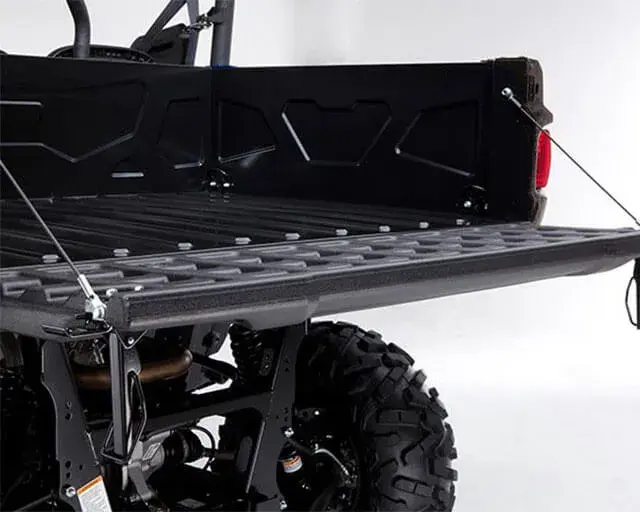 Pallet-sized rear cargo bed