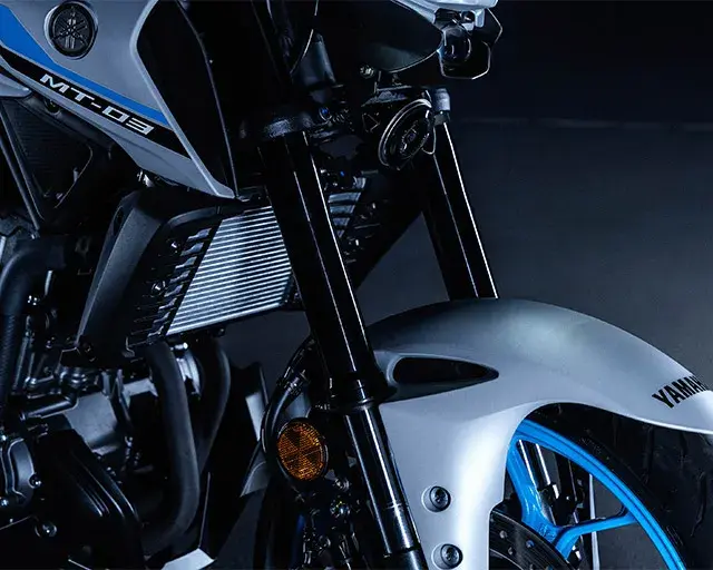 Upside-down front forks