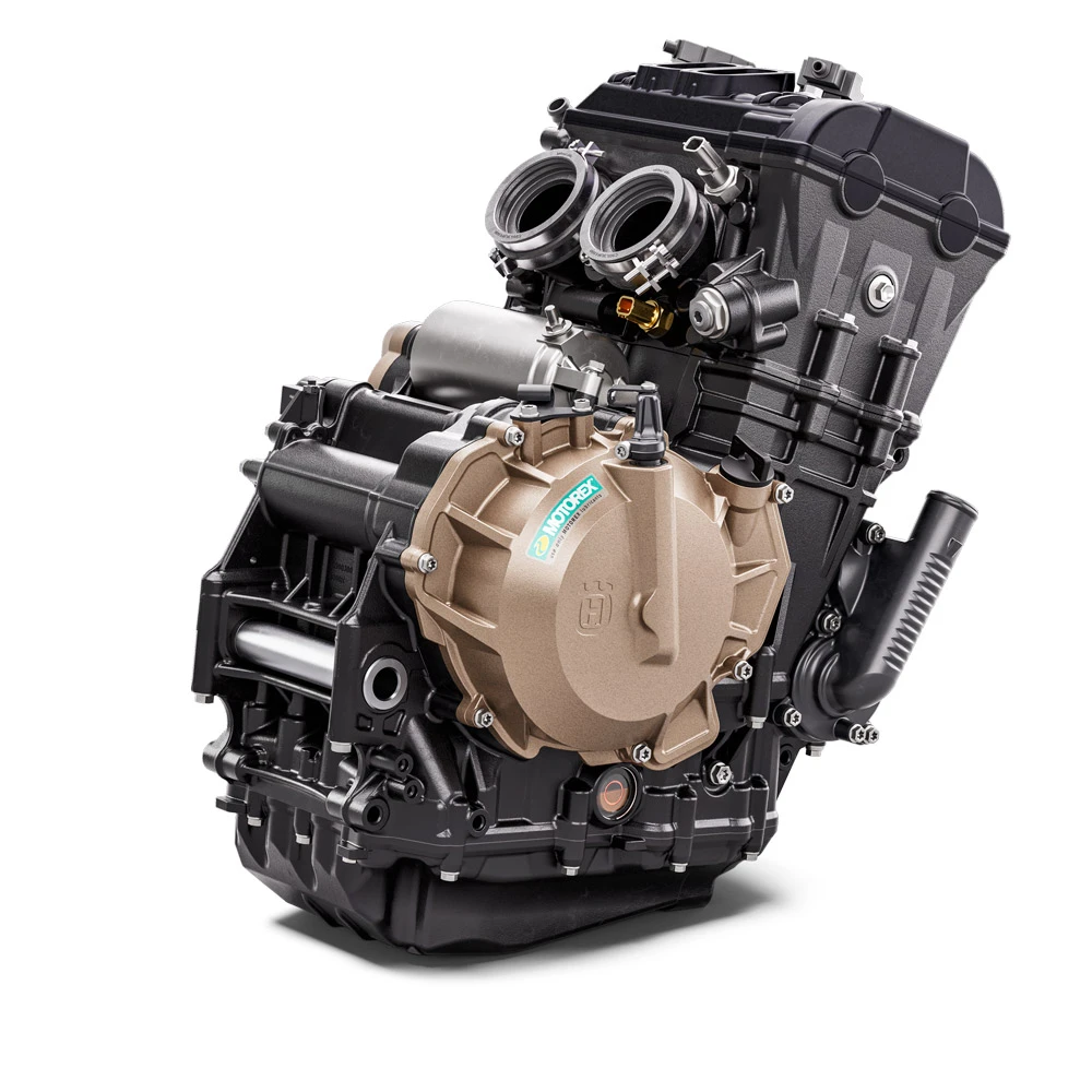 Parallel twin engine