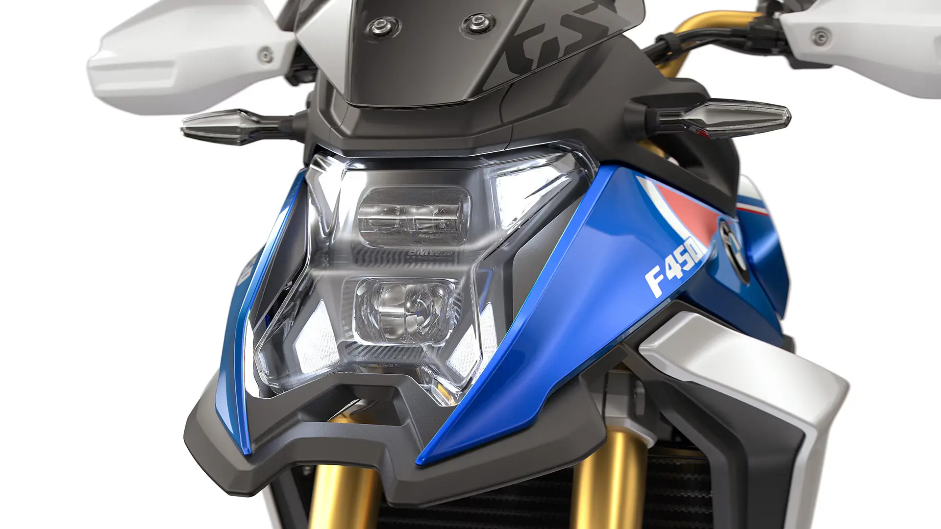 LED headlights with daytime riding lights