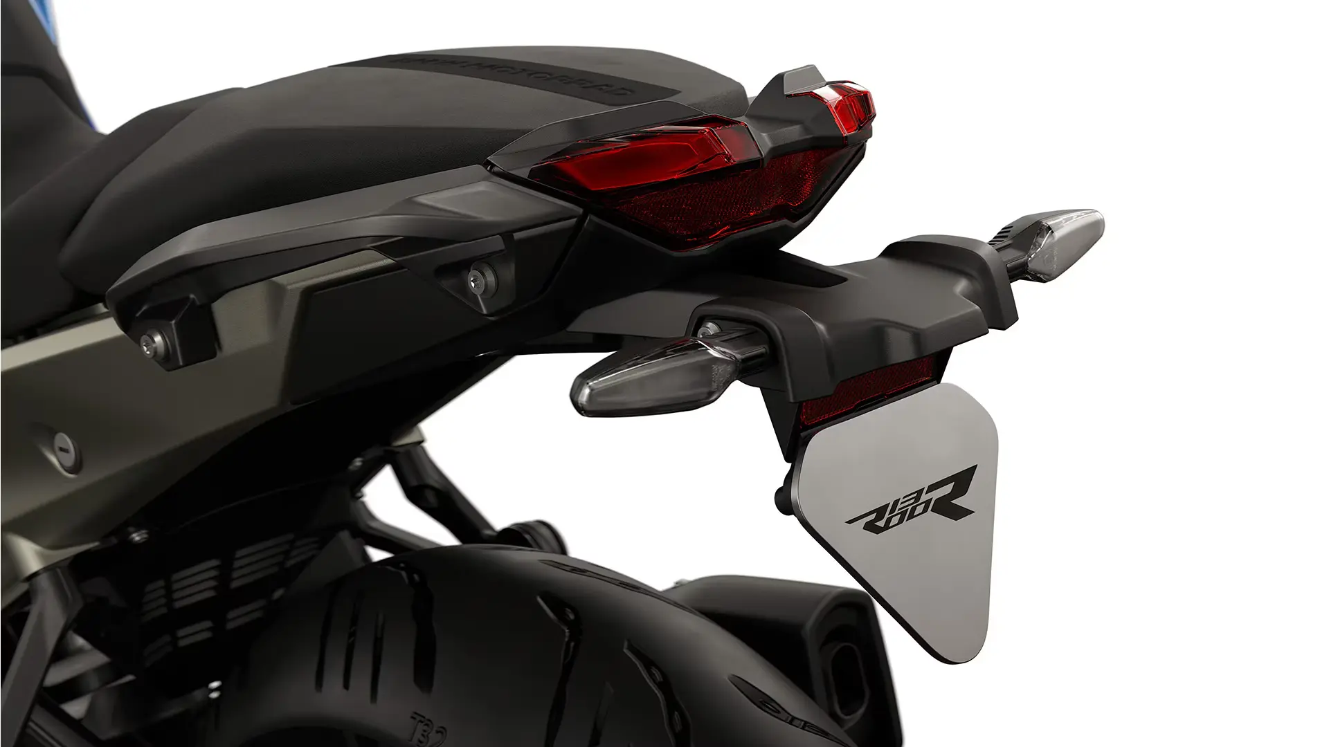 Sporty, striking: The rear