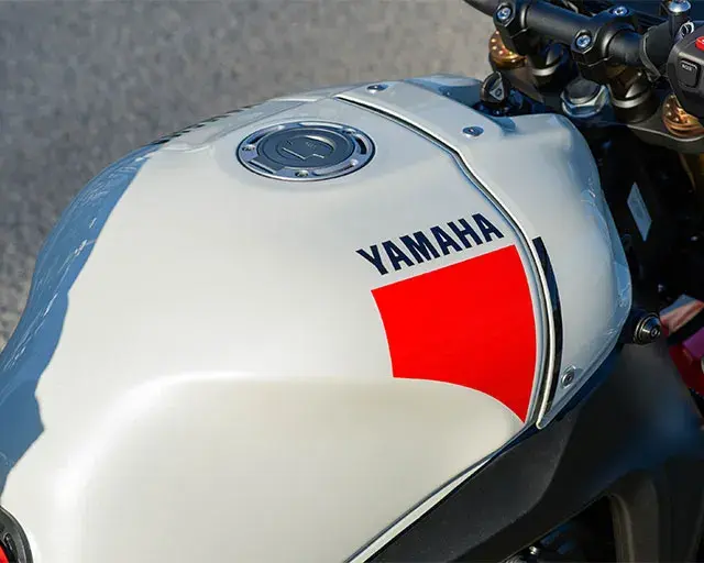 Race-inspired fuel tank