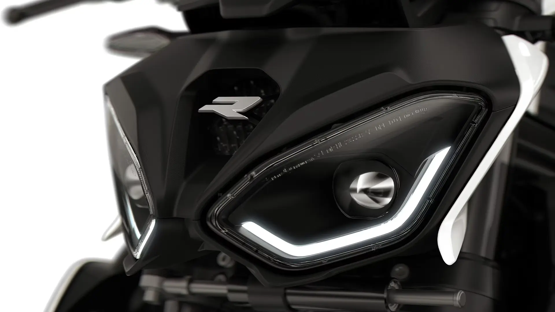 Unmistakable: Dual-flow LED headlight