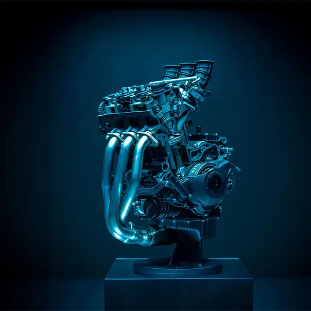 POWERFUL NEW 675cc TRIPLE-CYLINDER ENGINE