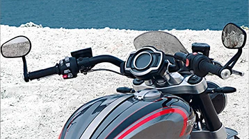 Stylish Internally-Wired Handlebars
