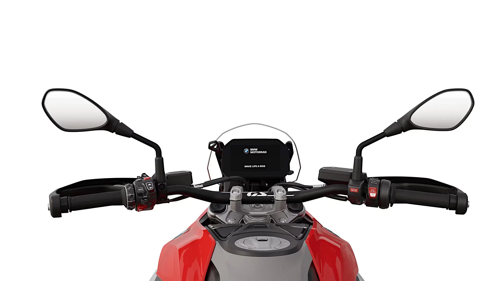 Riding comfort: Adjustable windscreen