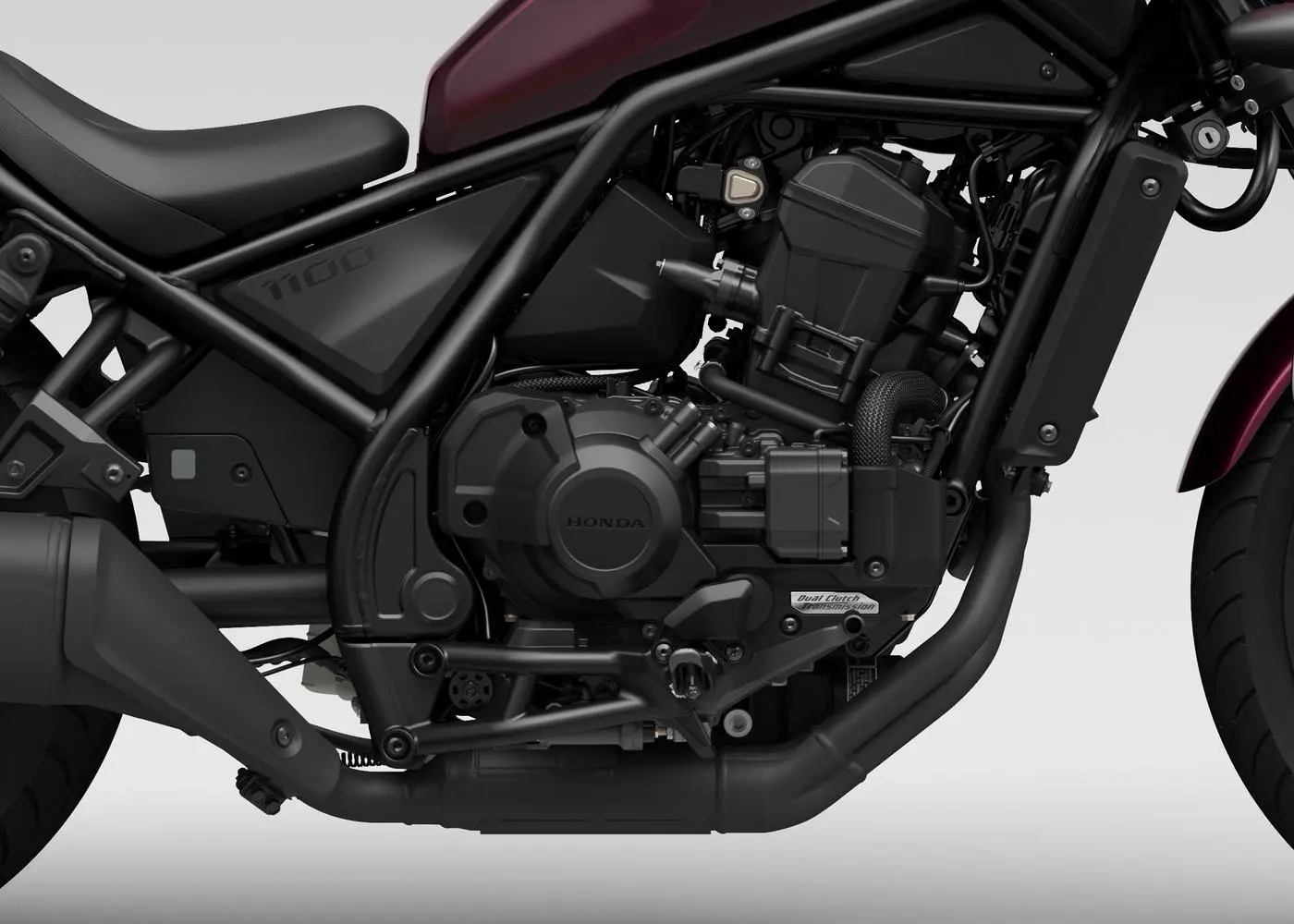 1084cc twin-cylinder engine with DCT automatic transmission available