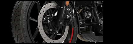 DISC BRAKES AND DUAL CHANNEL ABS